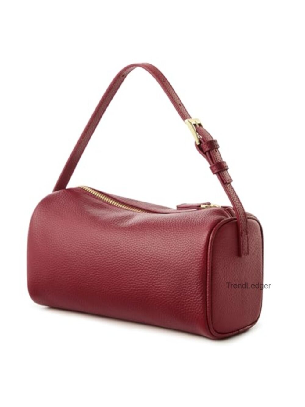Top Grain Pebbled Cowhide Leather Crossbody Bag Small Hobo Adjustable Strap